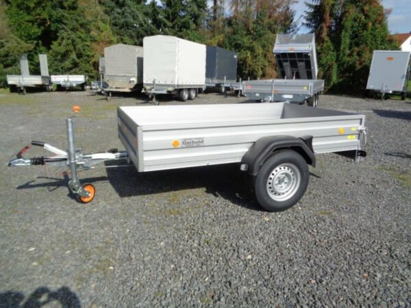 CAR TRAILER , 1500 kg, Alubordwände 100 km/h