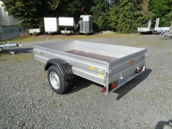CAR TRAILER , 1500 kg, Alubordwände 100 km/h
