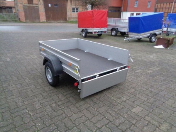 CAR TRAILER  , 750 kg, Aluaufbau 100 km/h