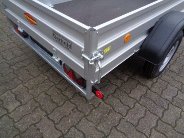 CAR TRAILER  , 750 kg, Aluaufbau 100 km/h