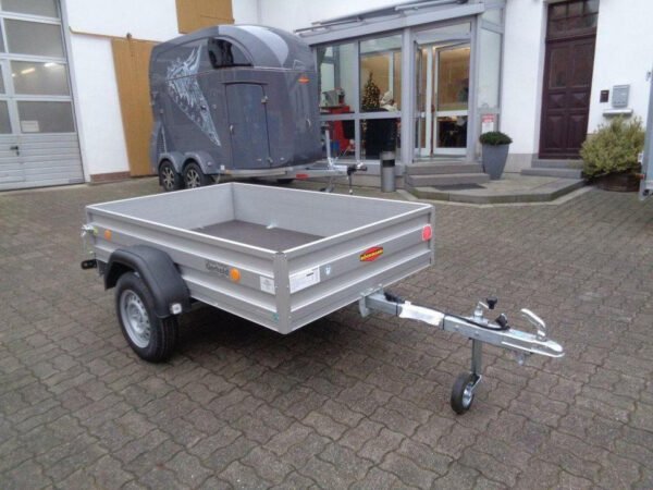 CAR TRAILER  , 750 kg, Aluaufbau 100 km/h