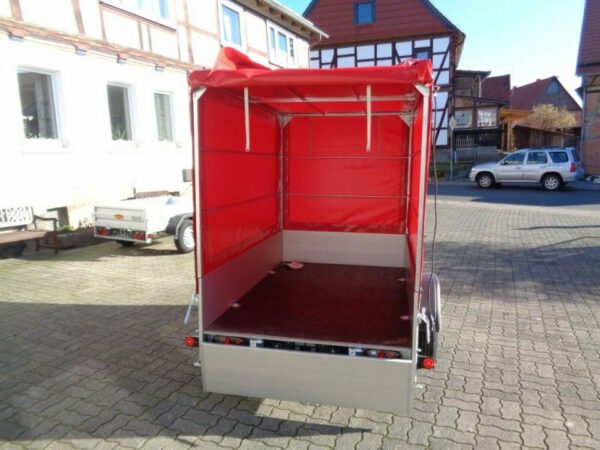 Böckmann PKW-Anhänger, 750 kg 100 km/h Plane Spriegel CAR TRAILER Böckmann PKW-Anhänger, 750 kg 100 km/h Plane Spriegel