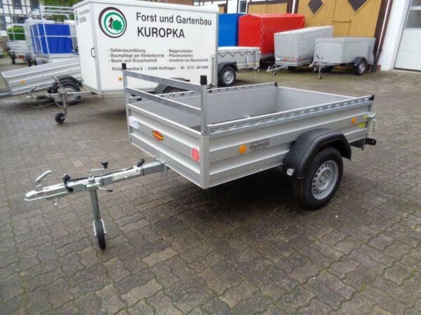 CAR TRAILER  , 750 kg. Aluaufbau 100 km/h