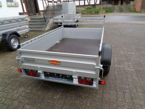 CAR TRAILER  , 750 kg. Aluaufbau 100 km/h