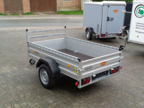 CAR TRAILER  , 750 kg. Aluaufbau 100 km/h