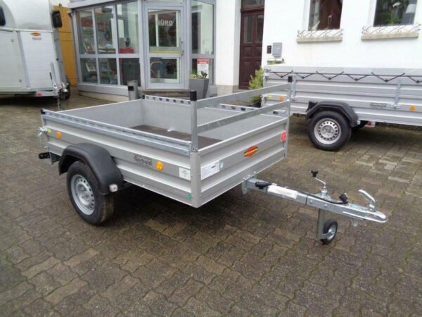 CAR TRAILER  , 750 kg. Aluaufbau 100 km/h