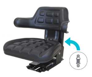 Siège de tracteur / siège de tracteur avec supports latéraux