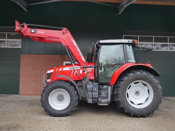 Massey Ferguson 7614 Dyna4 + Frontlader